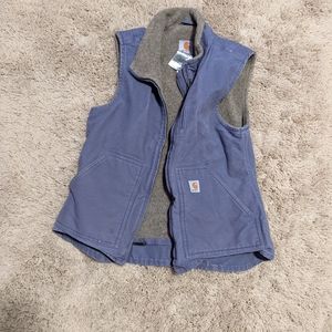 Carhartt fleece lined lavender vest
